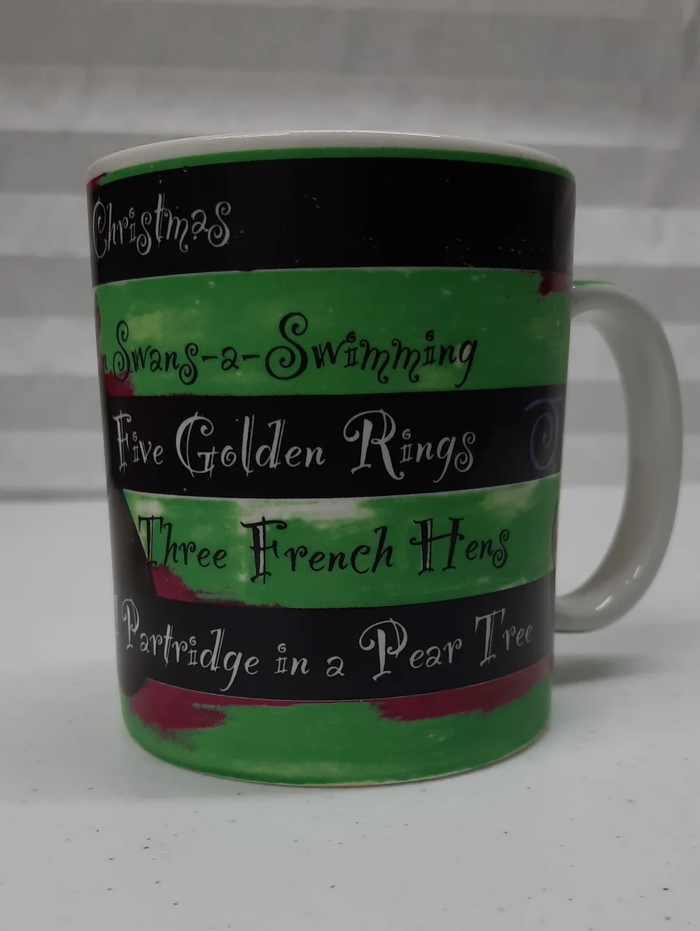 Starbucks Christmas Coffee Tea Mug Seasonal Holiday Themed 12 Days of Christmas